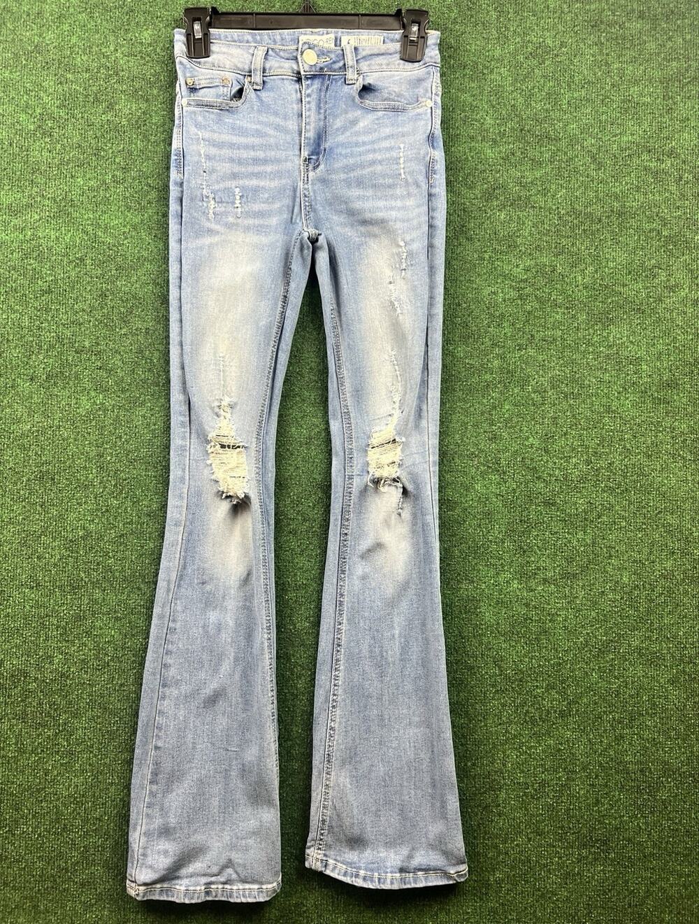 Indigo Rein Size 5 Light Bootcut Denim Jeans w/ Pockets